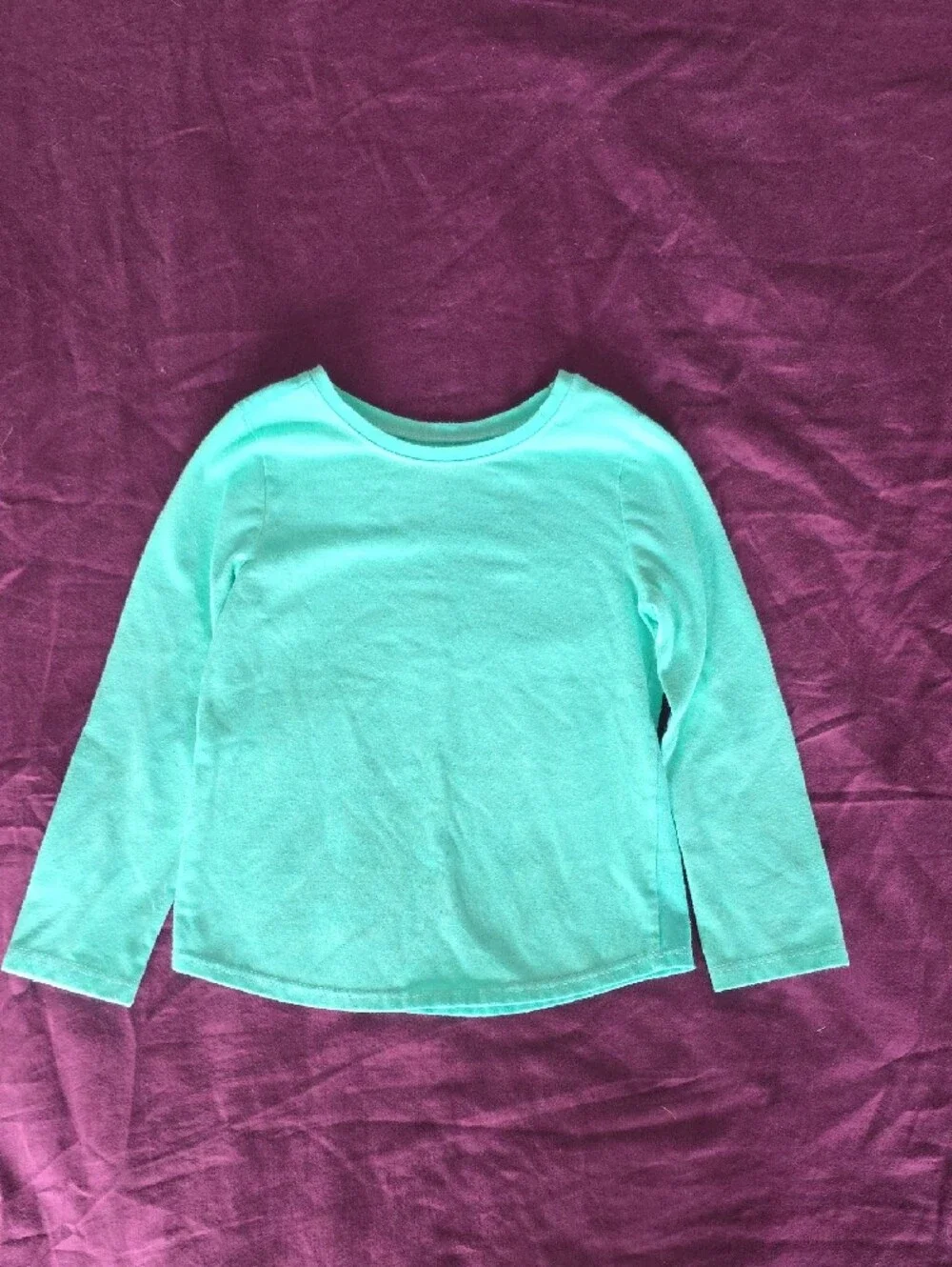 The Children's Place Long-Sleeve Tee in Mint